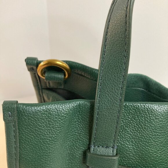 Fossil Green Leather Satchel - Picture 6 of 11